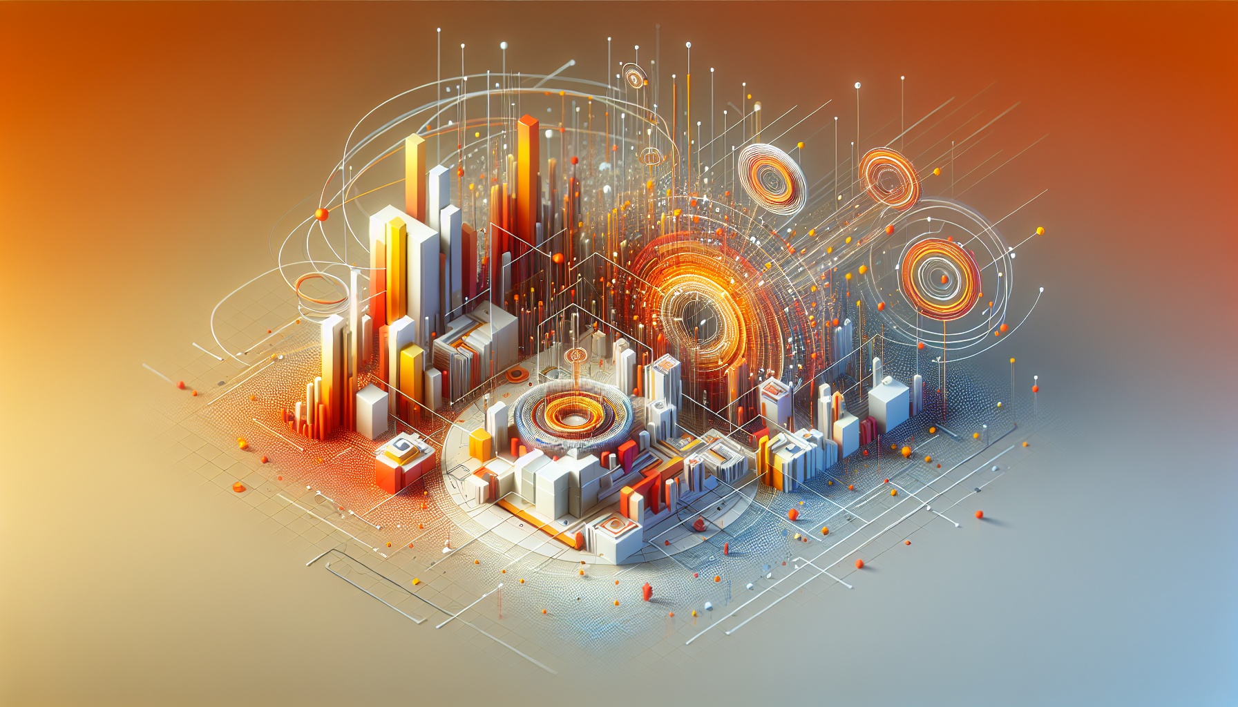 Abstract data visualization for real estate AI